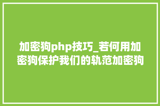 加密狗php技巧_若何用加密狗保护我们的轨范加密狗运用事理的一点理解