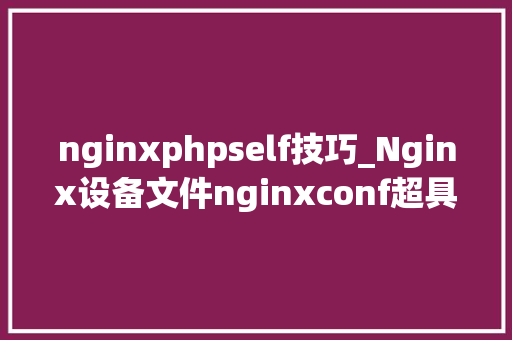 nginxphpself技巧_Nginx设备文件nginxconf超具体讲解