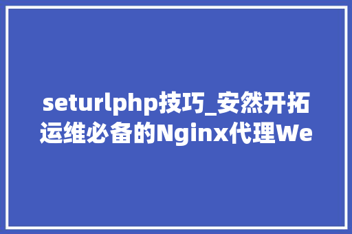 seturlphp技巧_安然开拓运维必备的Nginx代理Web做事器机能优化与安然加固设备