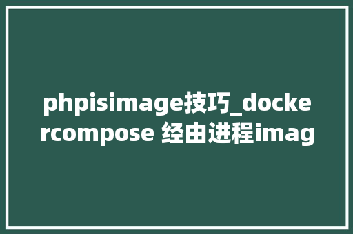 phpisimage技巧_dockercompose 经由进程image指令搭建LNMP