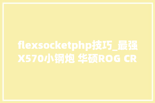 flexsocketphp技巧_最强X570小钢炮 华硕ROG CROSSHAIR VIII IMPACT评测