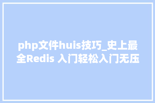 php文件huis技巧_史上最全Redis 入门轻松入门无压力