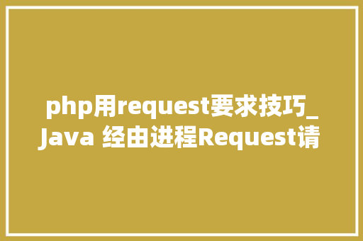 php用request要求技巧_Java 经由进程Request请求获取IP地址