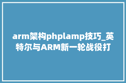 arm架构phplamp技巧_英特尔与ARM新一轮战役打响 此次是最赚钱的做事器