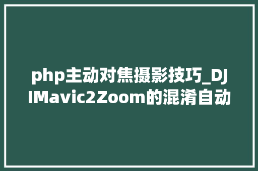 php主动对焦摄影技巧_DJIMavic2Zoom的混淆自动对焦技能结合了相位和比拟度检测功能