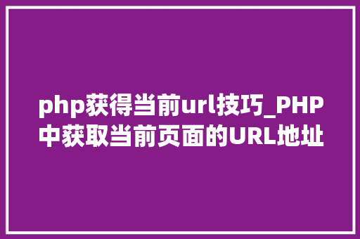 php获得当前url技巧_PHP中获取当前页面的URL地址的方法