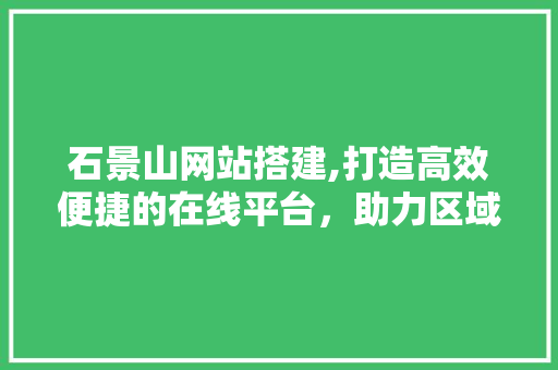 石景山网站搭建,打造高效便捷的在线平台，助力区域发展