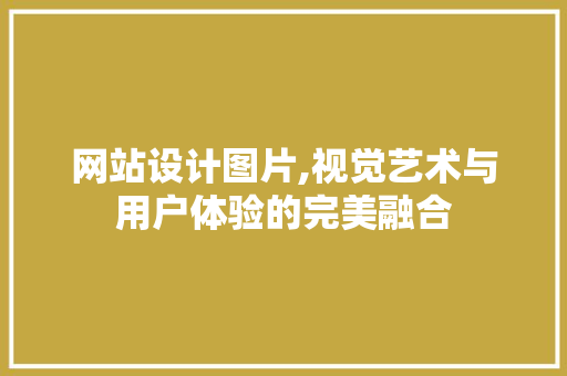 网站设计图片,视觉艺术与用户体验的完美融合