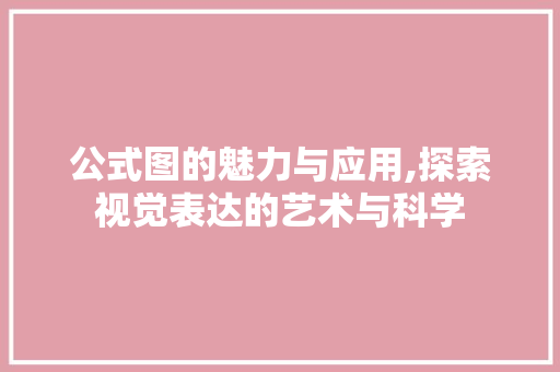 公式图的魅力与应用,探索视觉表达的艺术与科学
