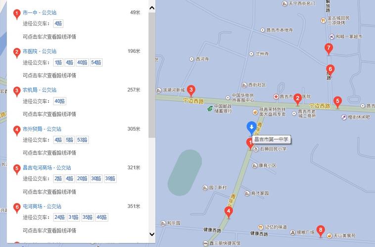 昌吉民办高中有哪些「昌吉百度地图」