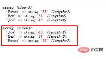 php数组保存键名技巧_PHP数组若何按键名实现降序排列