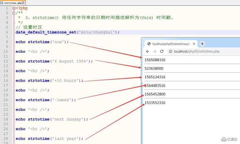 php生成日期技巧_PHP中的日期相关函数一