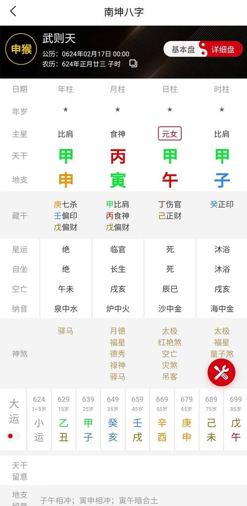 八字排盘php源码技巧_免费在线八字排盘