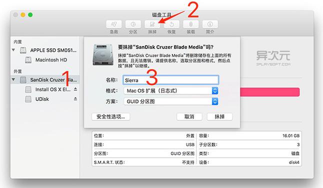 u盘php技巧_制作正式版 macOS 1012 Sierra 安装 U盘