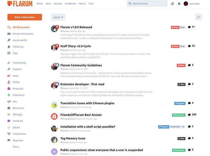 phpflarum技巧_极速易用高度定制化的开源社区交流平台Flarum