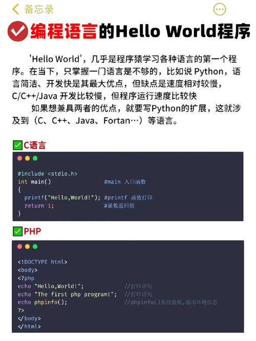 php输出helloword技巧_12 种主流编程措辞输出Hello World你真的都邑了吗