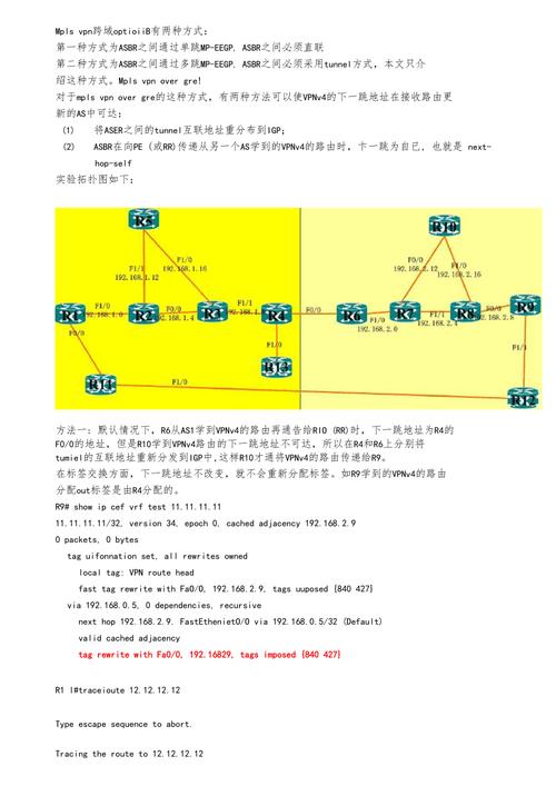 phpb标签技巧_MPLS Option B 标签交互流程