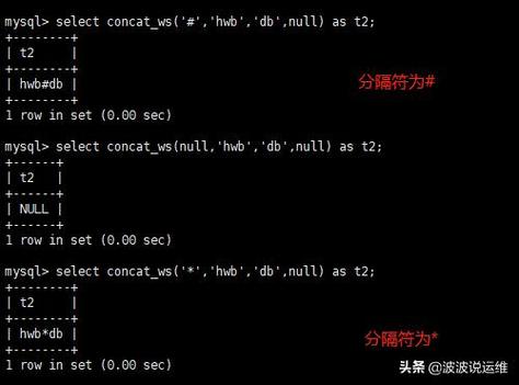 phpstringconcat技巧_详解MySQL 字符串拼接之concatconcat_wsgroup_concat