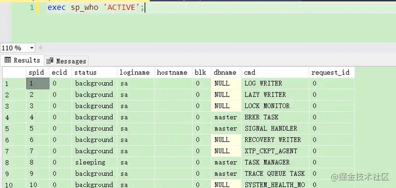 phpexecwhois技巧_SQLServer中sp_Whosp_Who2和sp_WhoIsActive介绍和查看监视运行