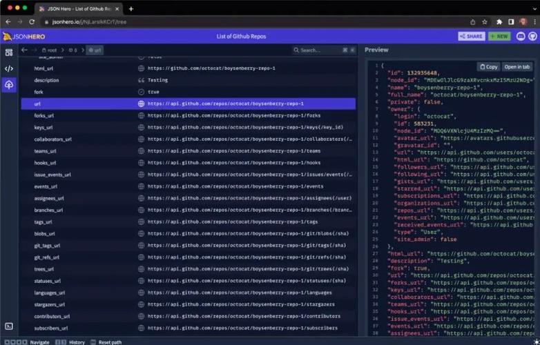 jsonclick跳转php技巧_开源JSON可视神器让阅读JSON变得简单JSONHero