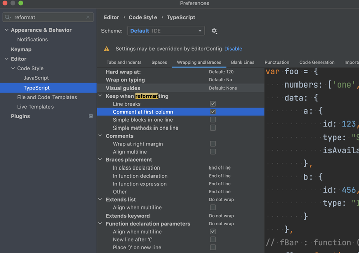 phpstormhtmlphp技巧_PHPStorm属性的HTML缩进