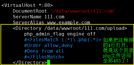 phpdenyfromall技巧_php设备 限制某个目录禁止解析php 限制user_agent