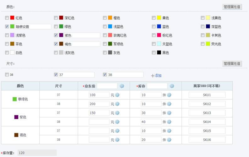 php商品属性设计技巧_网上市廛该若何进行商品规格属性设计