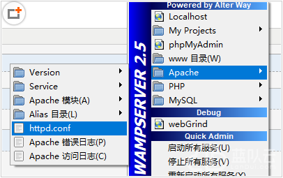 wamp多php版本技巧_手把手教你Windows情形下WAMP搭建多域名网站情形