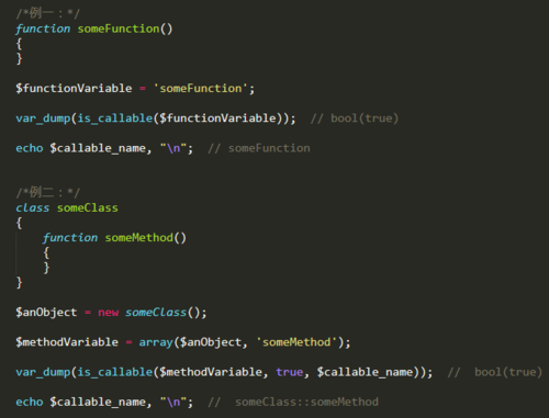 phpis_callable技巧_PHP中 closure and callable的差异