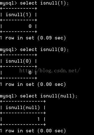 phpmysqlisnull用法技巧_MySQL NULL 值处理