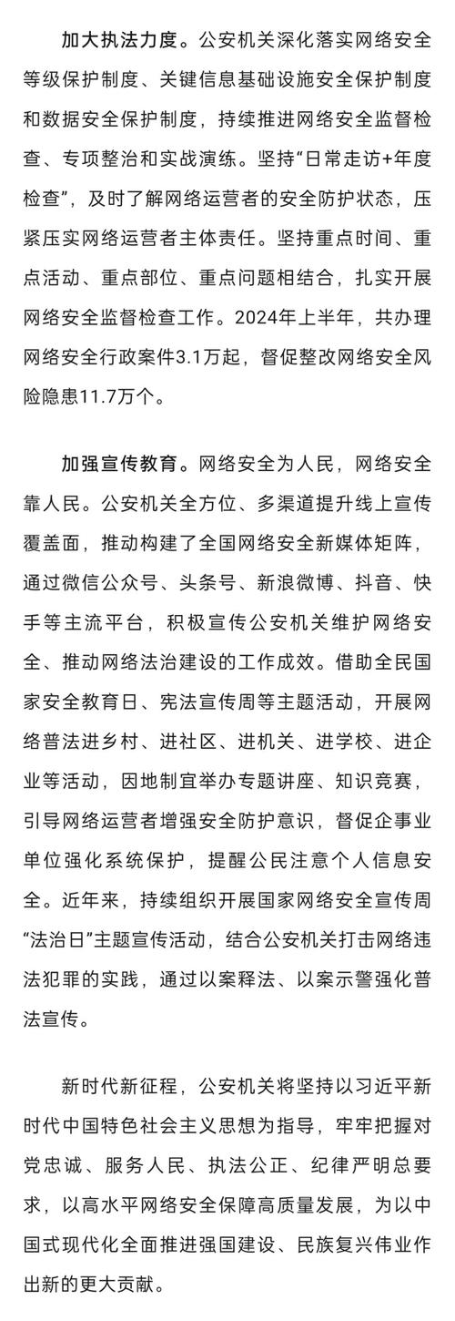 守护网络安全,筑牢信息防线_公安机备案制度分析