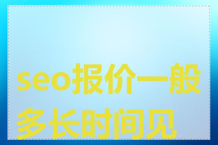 SEO见效时间介绍,耐心等待,收获丰硕成果