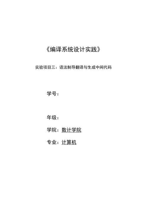 中间代码翻译,编程领域的桥梁与革新