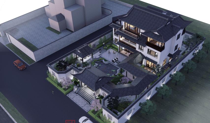 建筑设计中式网站,传承与创新,构建现代中式建筑美学